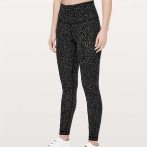 lululemon athletica Black Speckle High-Rise Leggings